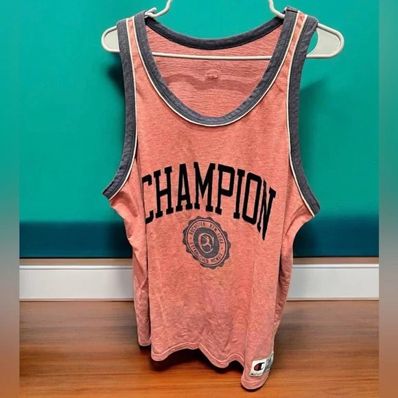 Champion peach and Gray Tank Top size 48 / 2XL - Picture 1 of 6